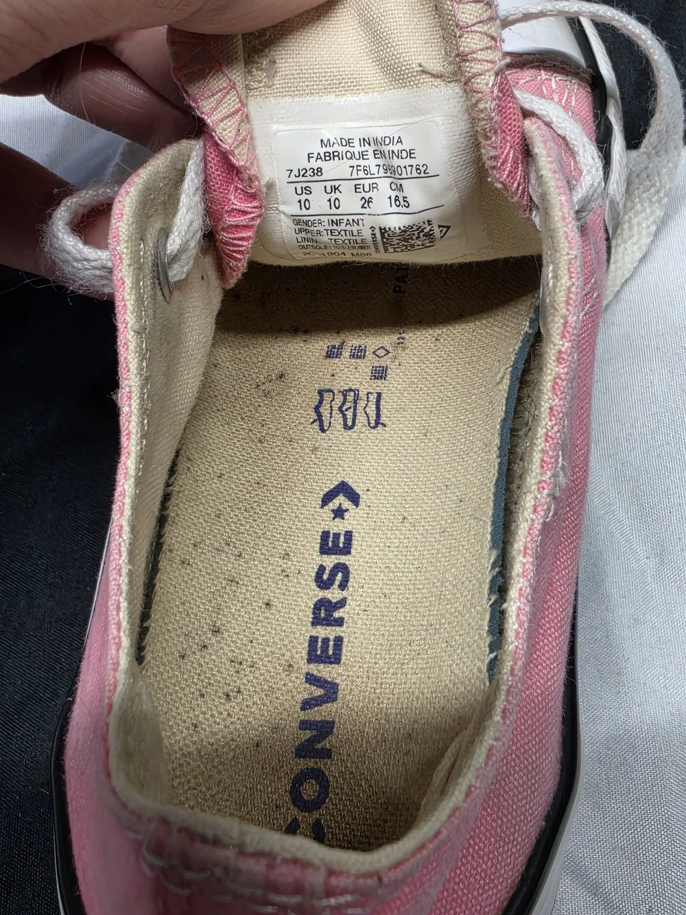 Converse Pink Low-Top Kids Canvas Sneakers
